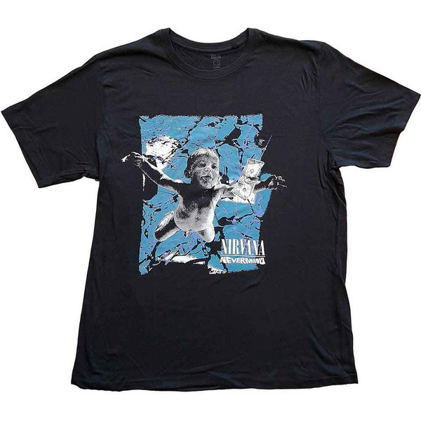 Nirvana | Nevermind Cracked S/S Tee | Black