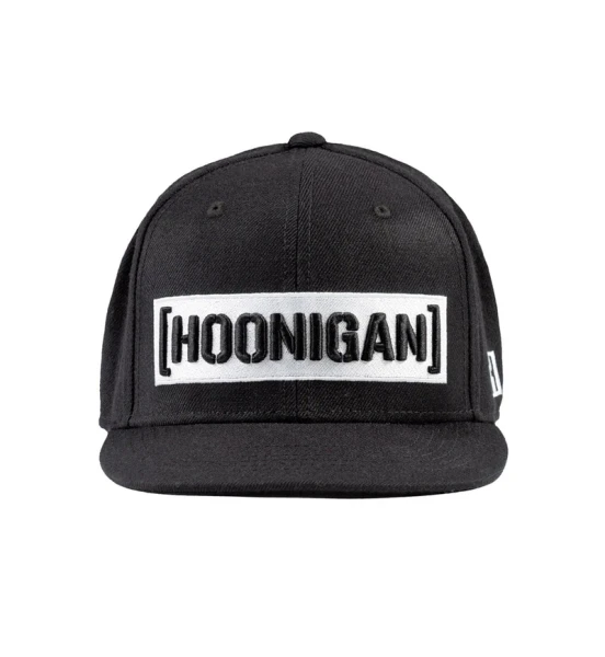 HOONIGAN | Censor Bar Snapback Hat | Black/Black