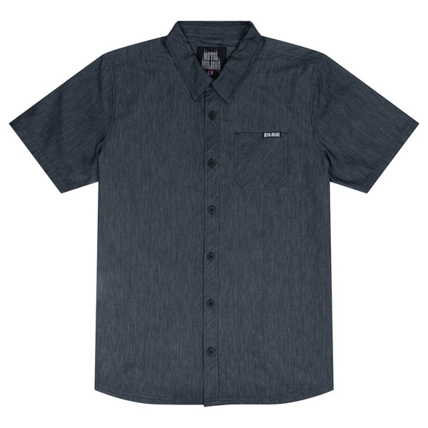Metal Mulisha | One Shot Woven S/S | Charcoal Grey