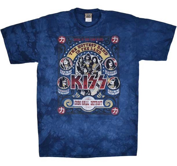 Kiss Cobo Hall Tie-Dye S/S Tee