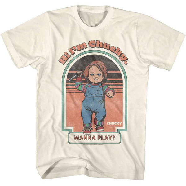 Chucky | Chucky Wanna Play S/S Tee | Natural
