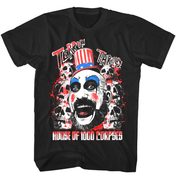 House of 1000 Corpses | Capt. Spalding S/S Tee | Black