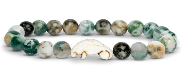 MANATEE | Seagrass Green Drift Bracelet