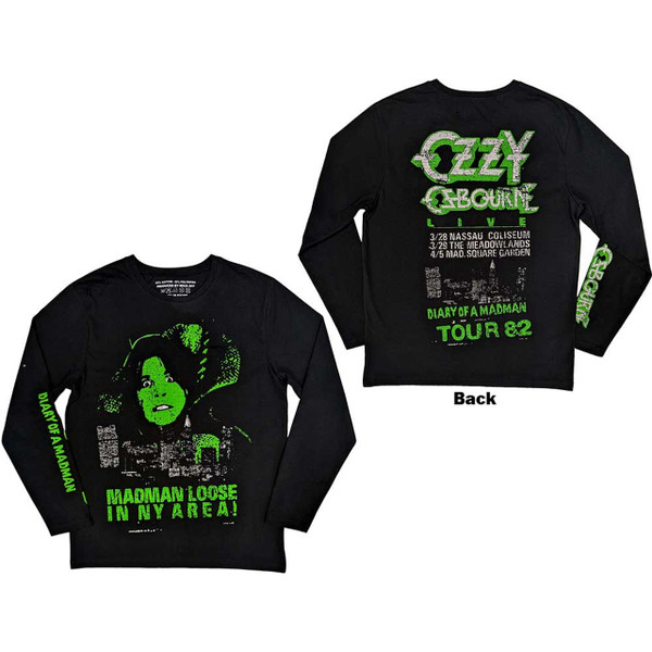 OZZY OSBORNE | Madman Loose L/S Tee | Black