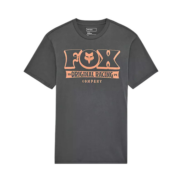 FOX | Banner S/S Premium Tee | Dark Shadow Gray