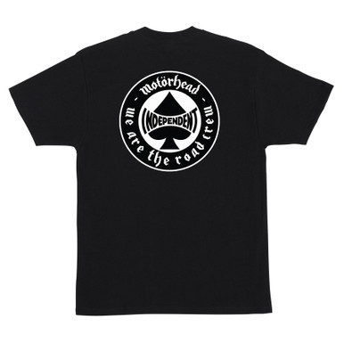 Independent X Motorhead | Spade S/S Tee | Black - Rock Star Lifestyle Co.