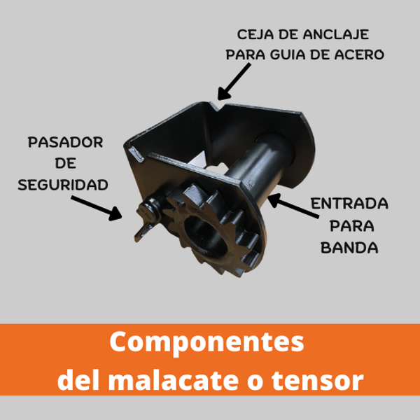 Mantenimiento y operación de los tensores tipo Malacate