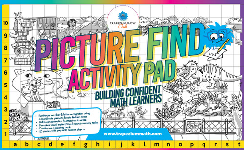 Picture Find Activity Pad - 20 Unique Picture Finds