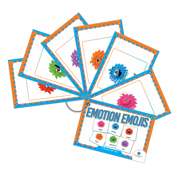 5x7 Emotion Emoji Cards