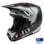 FLY Formula Carbon Axon Helmet (Black/Grey/Orange) Front Left