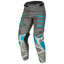 FLY 2021 Kinetic K221 Youth Pants (Grey/Blue) Front Left