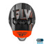 FLY Formula Vector Helmet (Orange/Grey/Black) Top