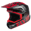 FLY Racing Kinetic Scan Youth Helmet (Black/Red) Front Left