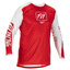 FLY Racing Lite Adult Jersey (Red/White) Front