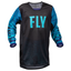 FLY Racing Kinetic Mesh Youth Jersey (Black/Blue/Purple) Front