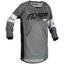 FLY Youth Kinetic Khaos Jersey (Grey/Black/White) Front