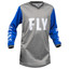FLY Youth F-16 Jersey (Grey/Blue) Front