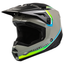 FLY Racing Kinetic Vision Adult Helmet (Grey/Black) Front Left