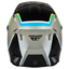 FLY Racing Kinetic Vision Adult Helmet (Grey/Black) Back