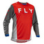 FLY Kinetic Kore Adult Jersey (Red/Grey) Front