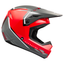 FLY Racing Kinetic Vision Adult Helmet (Red/Grey) Side Right