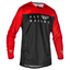FLY Radium Adult Jersey (Red/Grey) Front