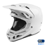 FLY Racing Formula Helmet (Solid White) Front Left