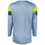 FLY Racing 2024 Kinetic Prix Jersey (Ice Grey/Charcoal/Hi-Viz) Back