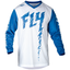 FLY Racing 2024 Youth F-16 Jersey (True Blue/White) Front