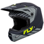 FLY Racing 2024 Kinetic Menace Helmet (Matte Grey/Hi-Viz) Front Left