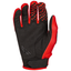 Fly Racing 2025 Youth Kinetic Center Gloves (Red/Black) Front