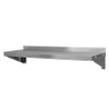 Tablette murale de 12" x 30" en acier inoxydable