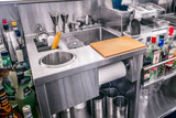 Stations de travail et stations à cocktails