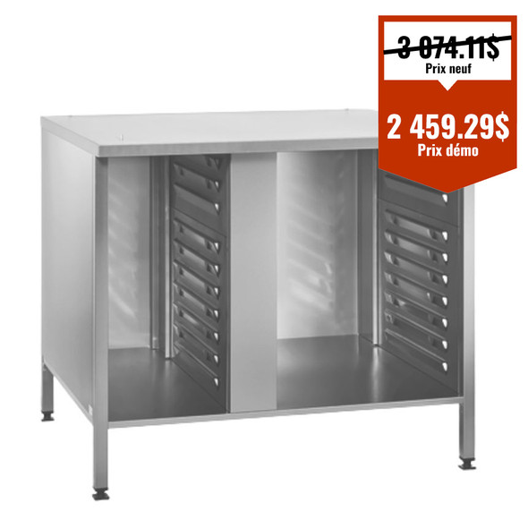 Base d'équipement avec glissières UG III pour four combi type 62 ultravent - Modèle Démo