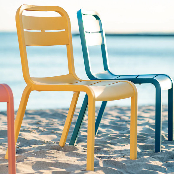 Chaise sans bras Cannes - Yellow (jaune)