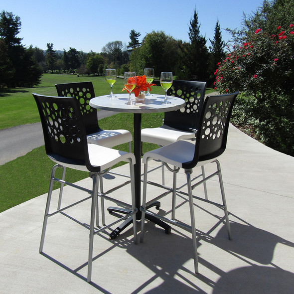 Base de table inclinable X-One - Hauteur bar - Noire