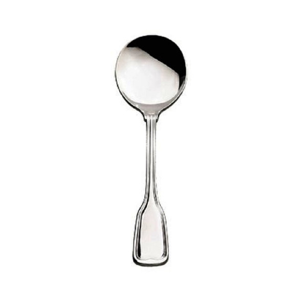 Cuillère à soupe ronde de 7" en acier inoxydable 18/0 Lafayette - 12 par boite