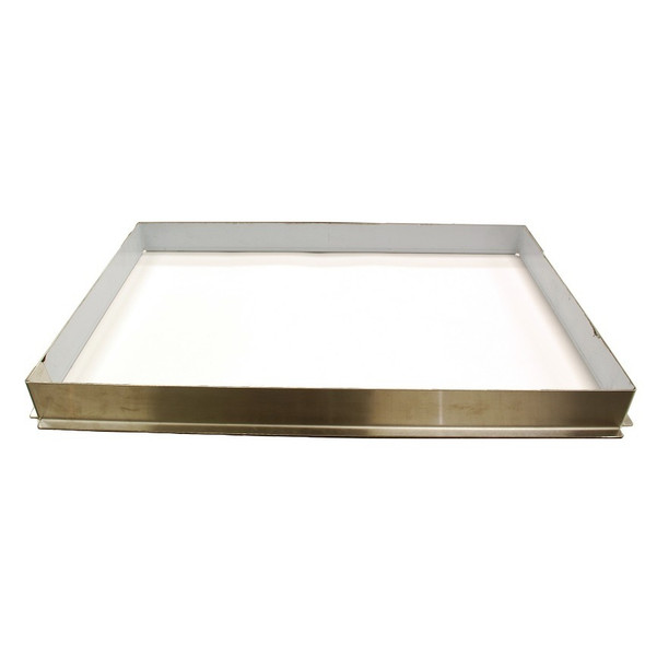 Cadre pour plaque de 18" x 26" x 2" en acier inoxydable Cadre pour plaque de 18" x 26" x 2" en acier inoxydable