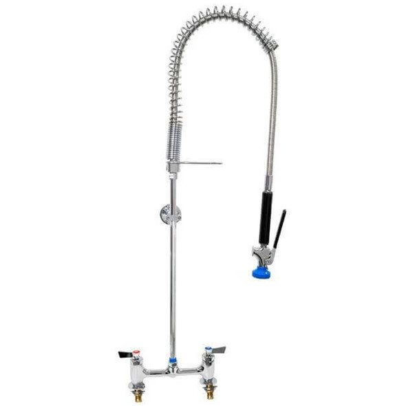 Pre-rince pivotant de table à 8" de centre avec cartouches en céramique