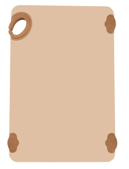 Planche à découper de 12" x 18" avec grip et crochet - Brune Planche à découper de 12" x 18" avec grip et crochet - Brune