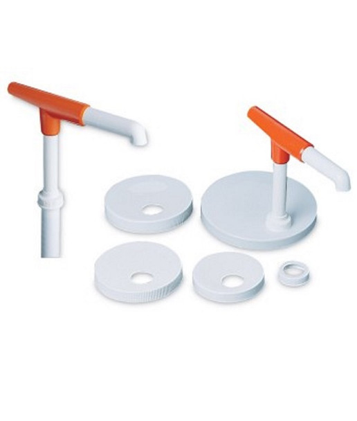 Méga pompe orange pour condiments épais - 1 oz par portion