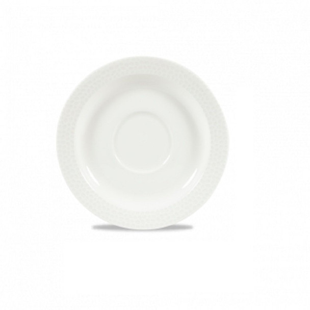 Soucoupe de 5 7/8 " Isla - Blanche - 12 par boite