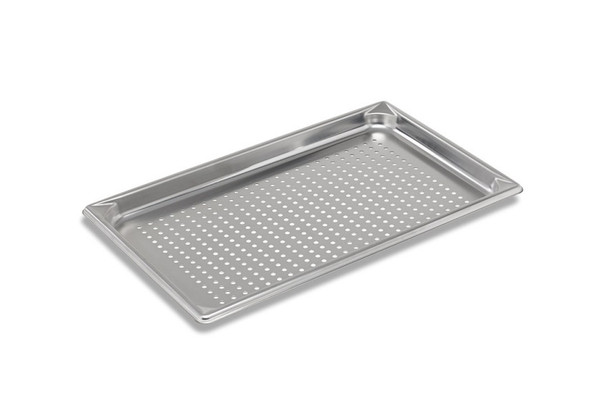 Bac gastronorme perforé 1/1 de 1.25" de profondeur Super Pan V