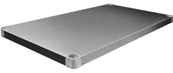 Tablette supplémentaire pour table de travail de 30" x 48" en acier inoxydable