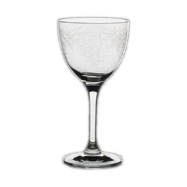 Coupe à cocktail Nick & Nora de 5.5 oz Vintage Lace and Dots par Rona's Minners - Lace - 24 par boite