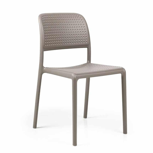 Chaise sans bras Bora Bistrot - Tortora (beige)