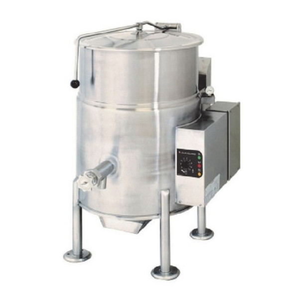 Marmite à vapeur stationnaire de 25 gallons au gaz naturel Marmite à vapeur stationnaire de 25 gallons au gaz naturel