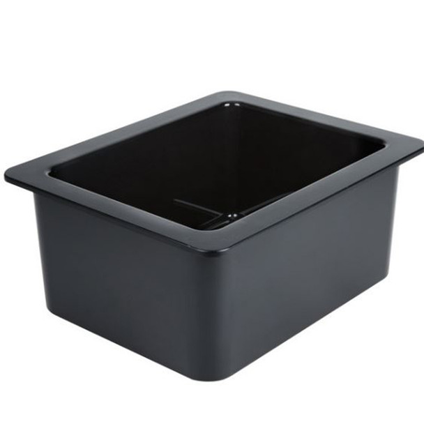 Bac gastronorme 1/2 de 6" de profondeur - Noir
