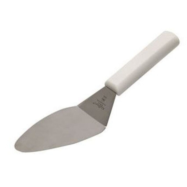 Spatule à tarte de 5" x 3" avec manche blanc