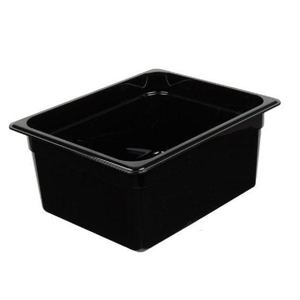 Bac gastronorme 1/2 de 6" de profondeur Camwear - Noir